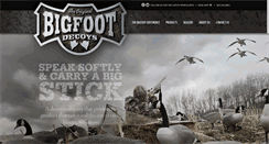 Desktop Screenshot of bigfootdecoys.com