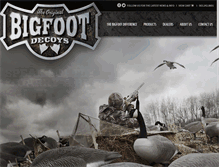 Tablet Screenshot of bigfootdecoys.com